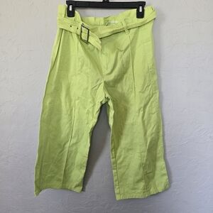 Vintage Zoey⭐️beth Large Green Capris Jeans